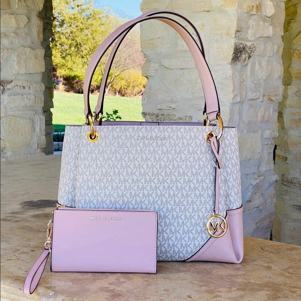 Michael Kors Nicole handbag and wallet LIKE NEW